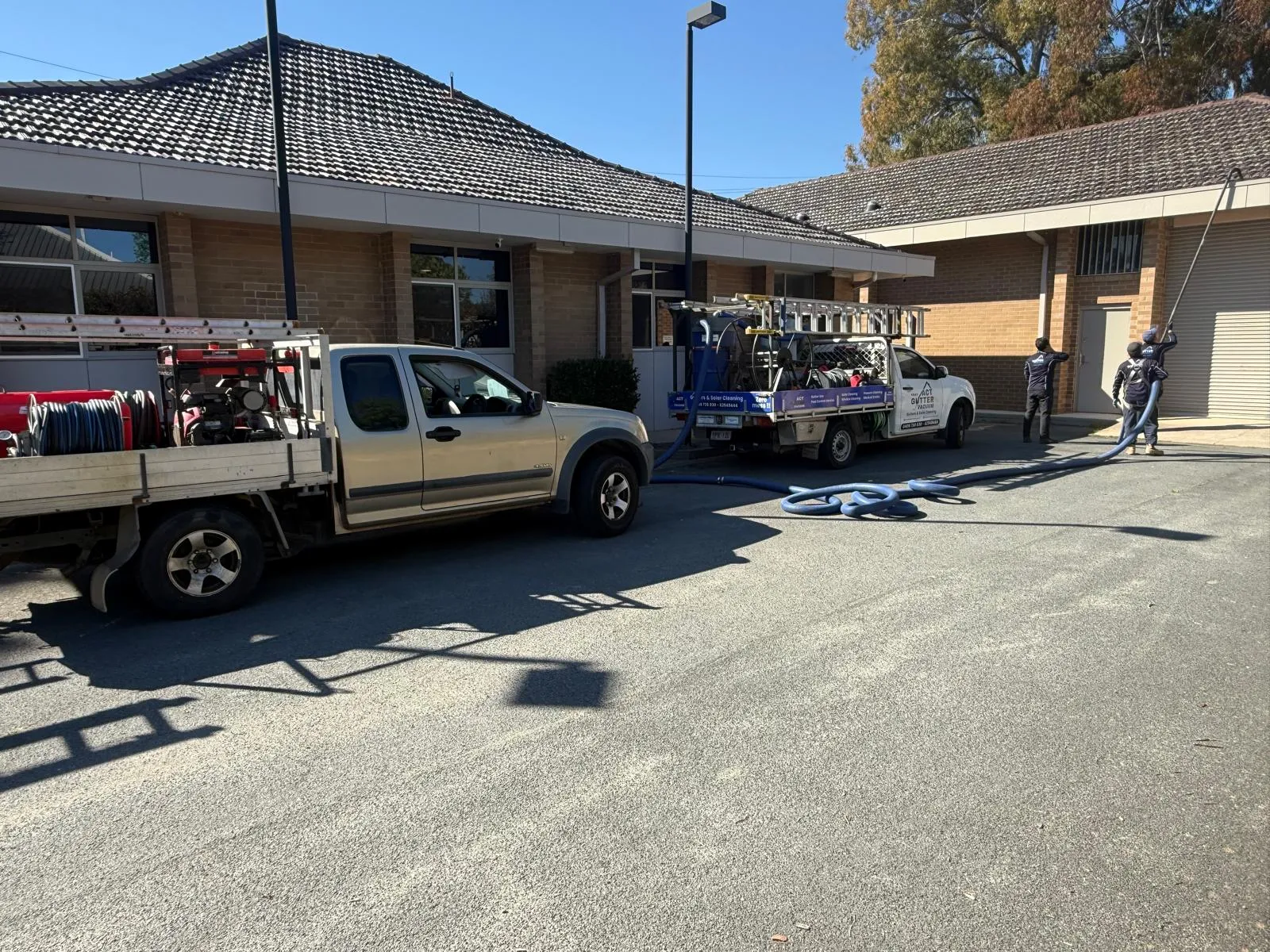 Canberra Gutter Vacuum downpipe unblocking